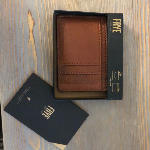 Frye Handbags - Frye keycard cognac. Brand New still in packaging